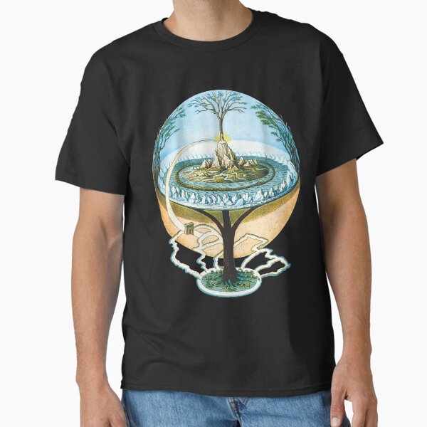 Item preview, Flat Earth Anceint Norse Cosmology Concept designed and sold by chengllondon.