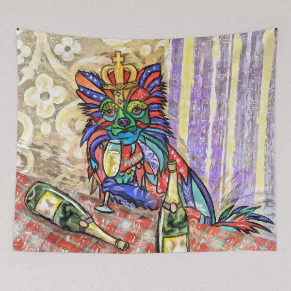 Item preview, Pomeranian Polynesian Party Princess designed and sold by sunnthreads.