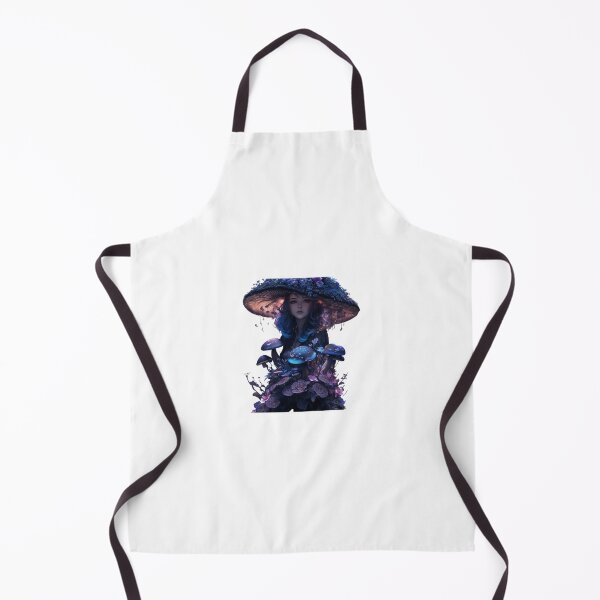 Item preview, A cute fantasy girl having an umbrella of mushroom.  designed and sold by Vegasstickers.