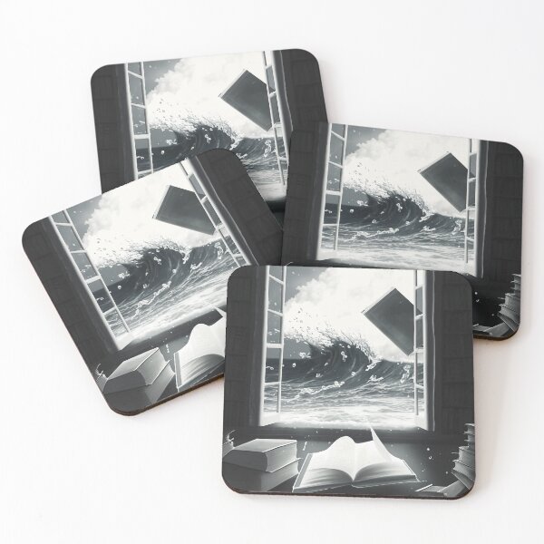 Item preview, The book is the window that opens the world and the ocean designed and sold by SameeraDammeyer.