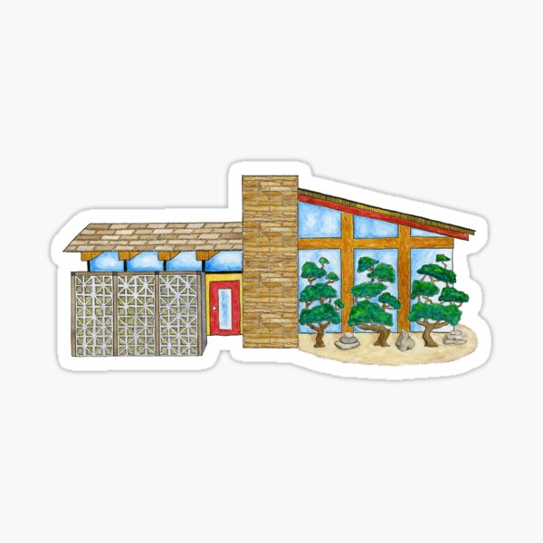 Item preview, Mid-Century Modern House designed and sold by 99ghosts.