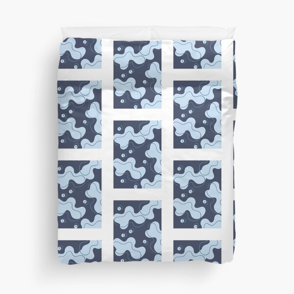 Item preview, Minimalistic Blue Blob Art designed and sold by Little Moon.