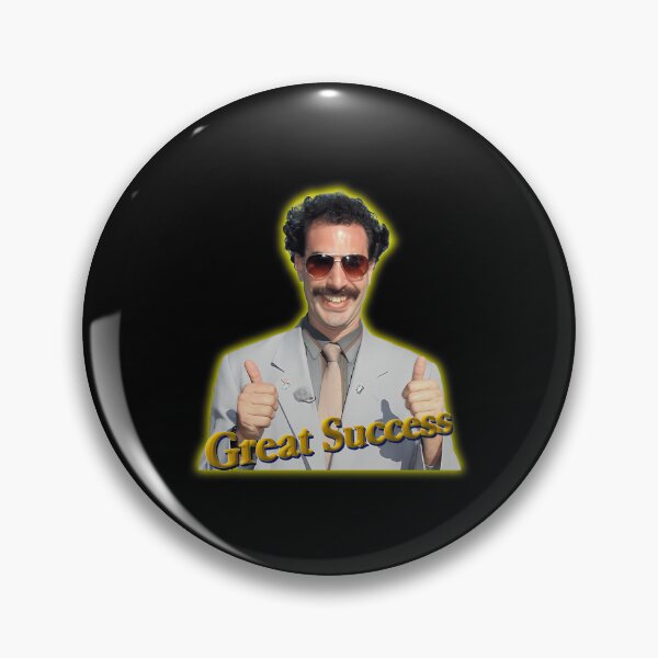 Item preview, Borat Great Success sticker designed and sold by CocoonsMarisol.