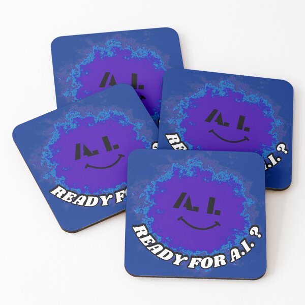 Item preview, Ready for A.I.? Artificial intelligence on a colored patch designed and sold by SplashTastic.