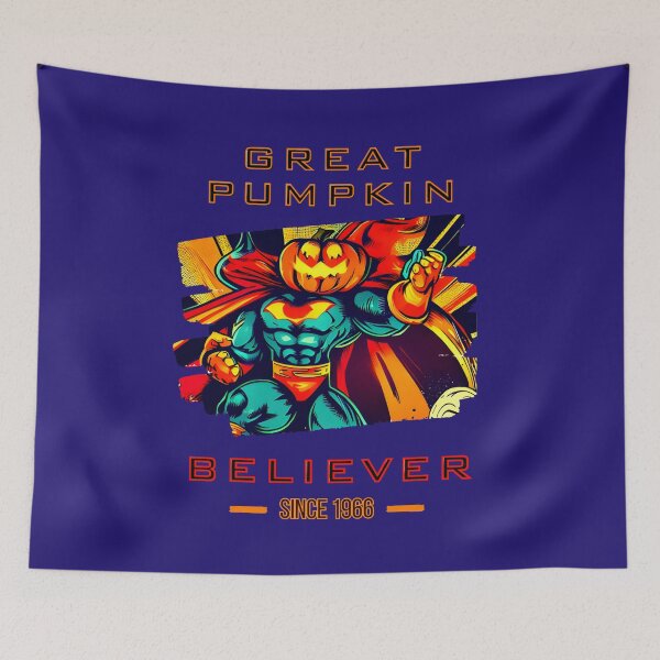 Item preview, Great Pumpkin Believer Since 1966 - Superhero designed and sold by RootedBrussel.