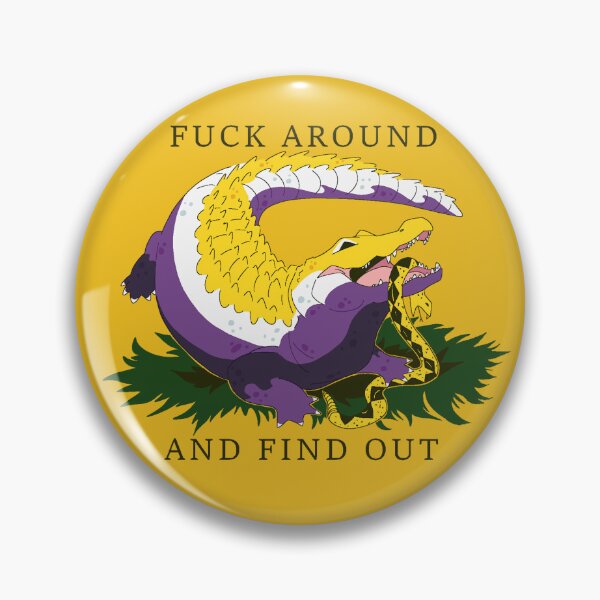 Item preview, Non Binary Alligator F*ck Around and Find Out designed and sold by WinterBirdi.