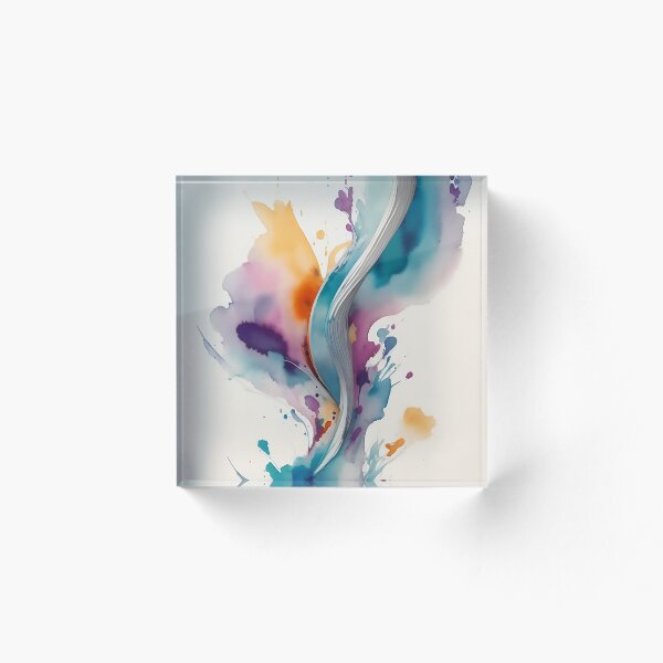 Item preview, Creating Abstract Watercolor Art with Sculptural Depth designed and sold by CharmingChic.