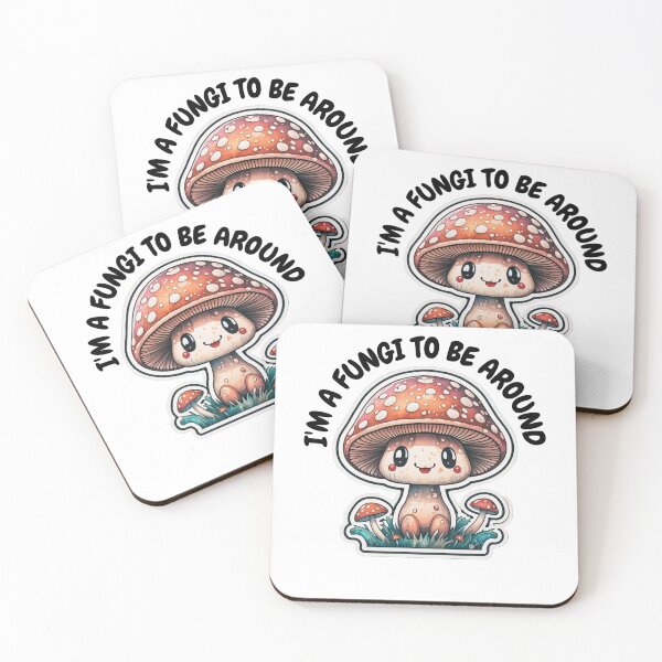 Item preview, Chibi Mushroom "I'm a Fungi To Be Around" designed and sold by Printsalotl.