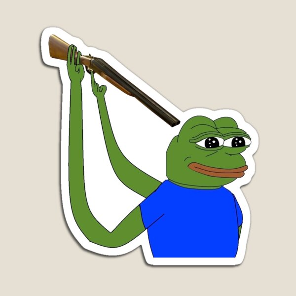 Item preview, Pepe gun designed and sold by HolyOats.