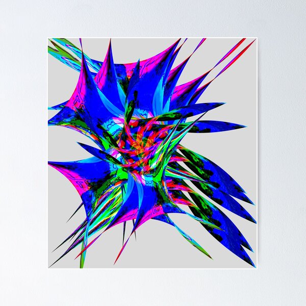 Item preview, Splintered Glorious Colours With Spikes designed and sold by Andrew Ballard.