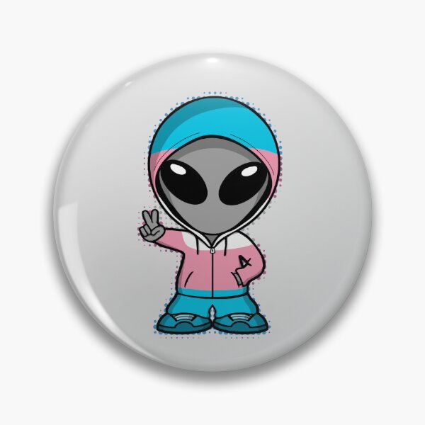 Artikelvorschau, Space Alien Trans Pride Farben entworfen und verkauft von SpaceAlienTees.