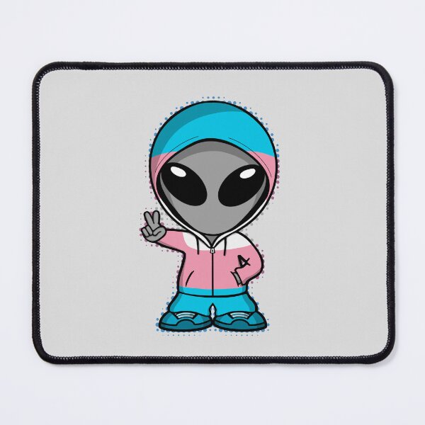 Item preview, Space Alien Trans Pride Colors designed and sold by SpaceAlienTees.