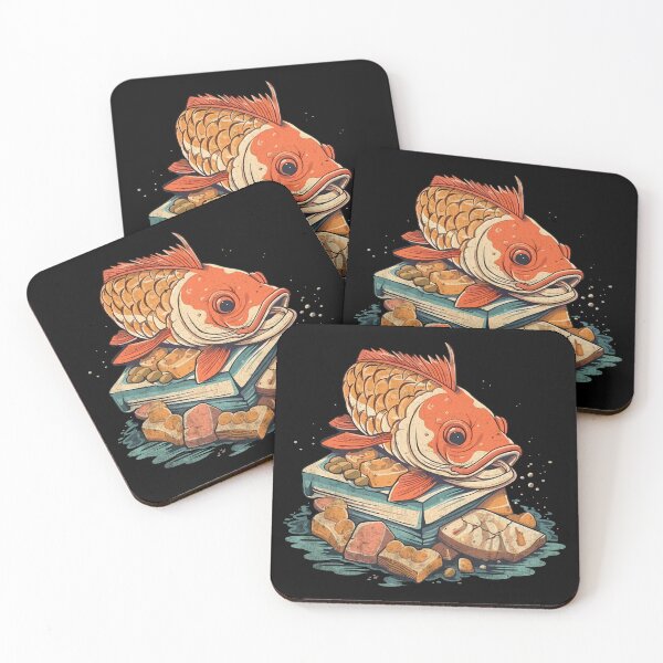 Item preview, Japanese koi fish vintage  designed and sold by JoyceMeme.