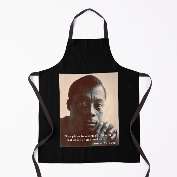Item preview, James Baldwin portrait and quote The place in which I'll fit will not exist until I make it designed and sold by ColonGenerosit.