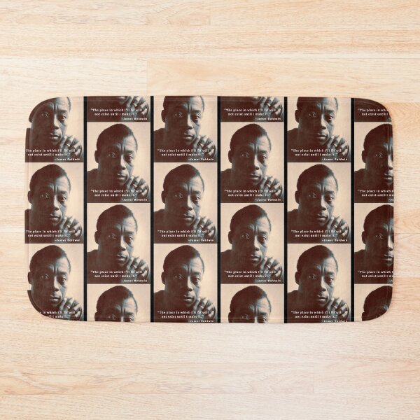 Item preview, James Baldwin portrait and quote The place in which I'll fit will not exist until I make it designed and sold by ColonGenerosit.