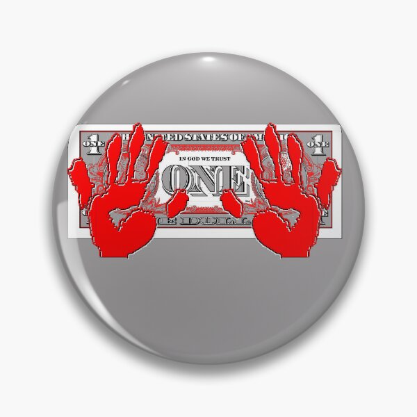 Item preview, palm print hand one dollar 1 banknote dolar designed and sold by 4rpixs.