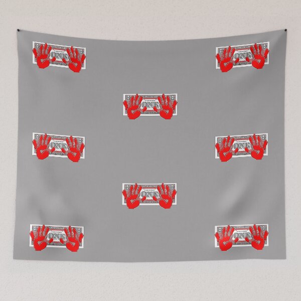 Item preview, palm print hand one dollar 1 banknote dolar designed and sold by 4rpixs.