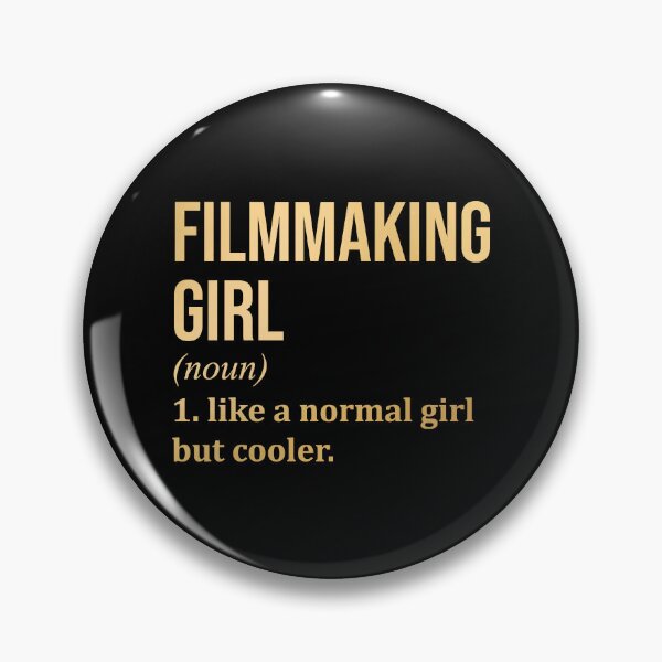 Item preview, Filmmaking Girl Definition in Gold designed and sold by XCIV.