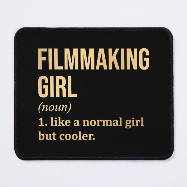 Item preview, Filmmaking Girl Definition in Gold designed and sold by XCIV.