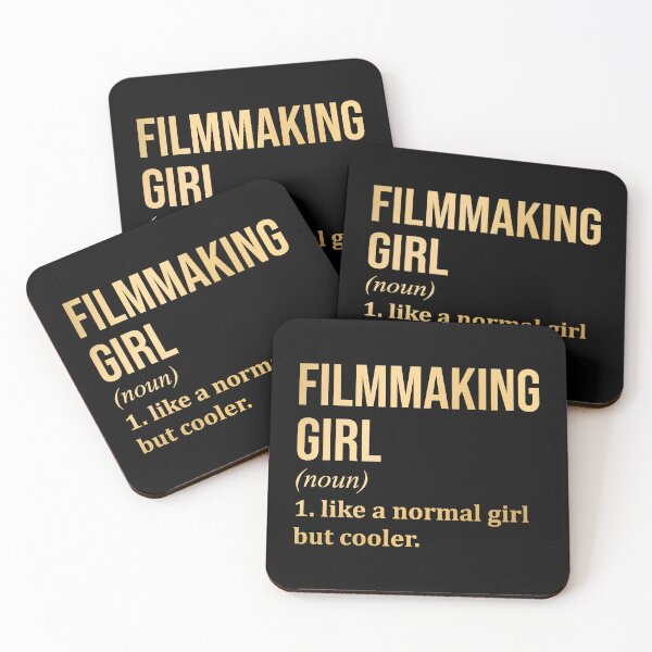Item preview, Filmmaking Girl Definition in Gold designed and sold by XCIV.