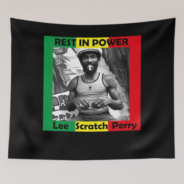 Item preview, Lee Scratch Perry t shirt, Lee Scratch perry death , reggae pionner , Lee scratch perry legend designed and sold by LuckyCalhoun.