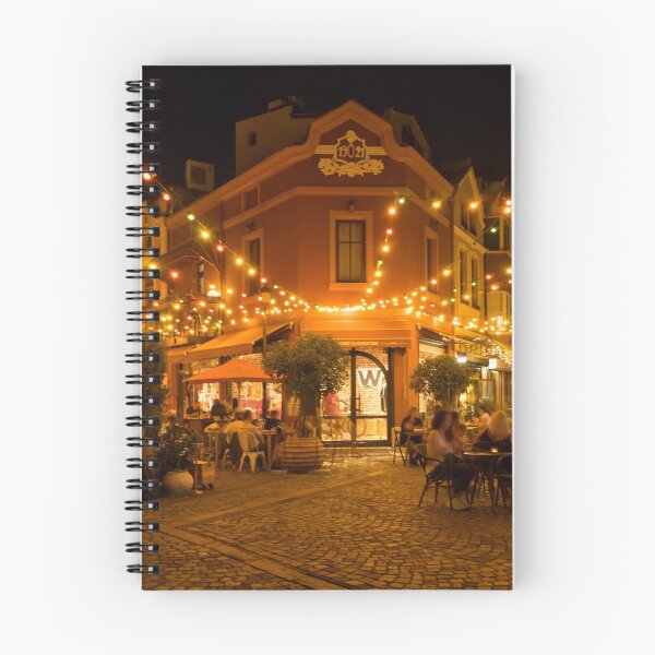 Item preview, Serving People since 1921 - Kapana Plovdiv Alfresco Restaurants at Night designed and sold by Georgia Mizuleva.