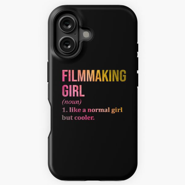 Item preview, Filmmaking Girl Definition in Watercolor designed and sold by XCIV.