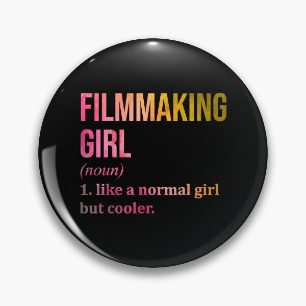 Item preview, Filmmaking Girl Definition in Watercolor designed and sold by XCIV.