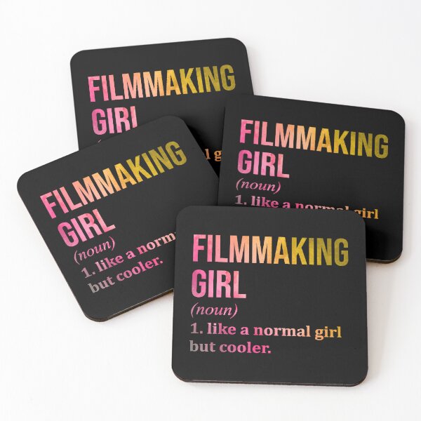Item preview, Filmmaking Girl Definition in Watercolor designed and sold by XCIV.