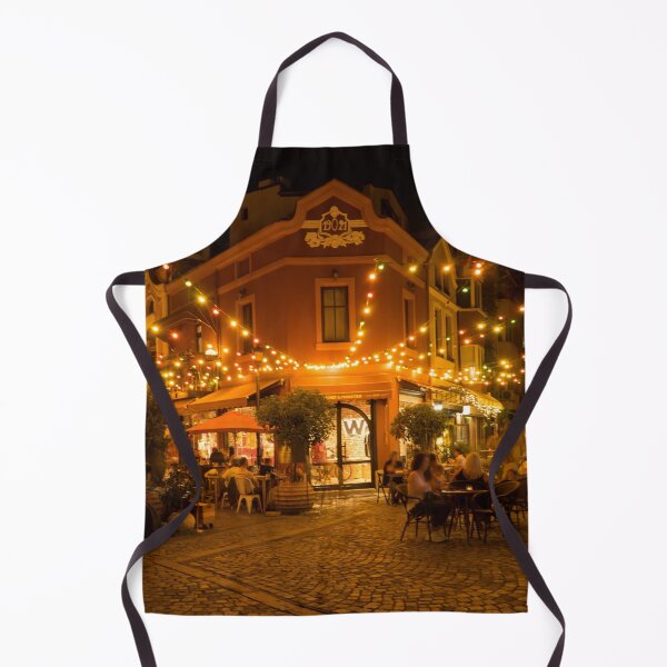 Item preview, Serving People since 1921 - Kapana Plovdiv Alfresco Restaurants at Night designed and sold by Georgia Mizuleva.