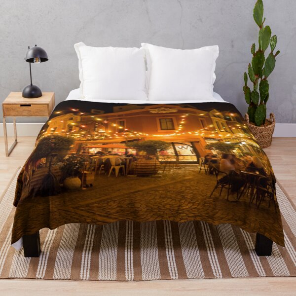 Item preview, Serving People since 1921 - Kapana Plovdiv Alfresco Restaurants at Night designed and sold by Georgia Mizuleva.