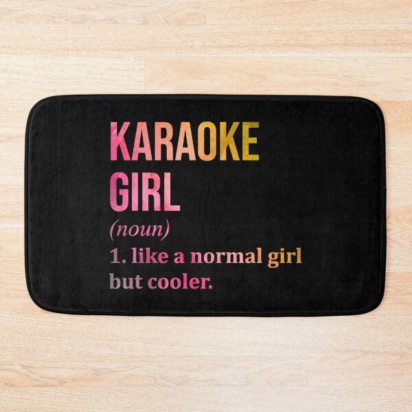 Item preview, Karaoke Girl Definition in Watercolor designed and sold by XCIV.