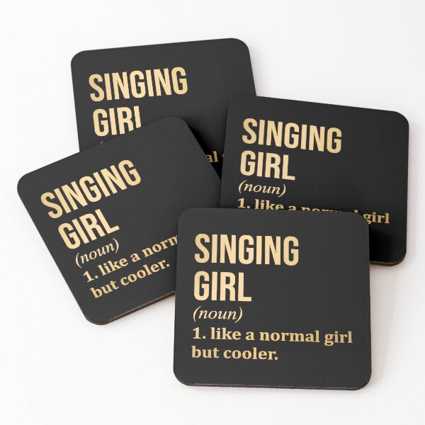 Item preview, Singing Girl Definition in Gold designed and sold by XCIV.