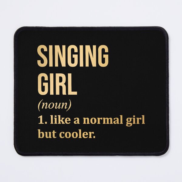 Item preview, Singing Girl Definition in Gold designed and sold by XCIV.
