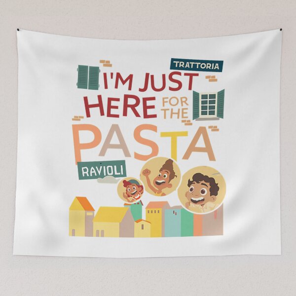 Artikelvorschau, Luca, ich bin nur wegen der Pasta hier entworfen und verkauft von KonnorBritche.
