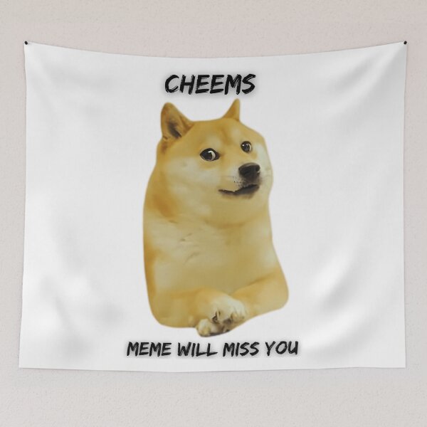 Item preview, Miss you Cheems designed and sold by ChicArtlondon.