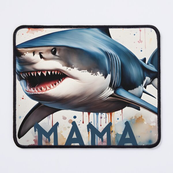 Item preview, Mama Shark Watercolor Stylish Scary designed and sold by al21ex.