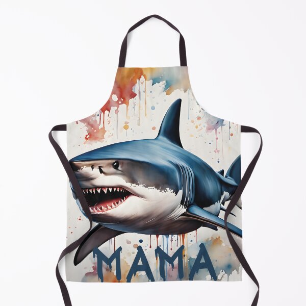 Item preview, Mama Shark Watercolor Stylish Scary designed and sold by al21ex.