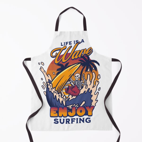 Item preview, Life Is A Wave Enjoy Surfing designed and sold by ThreadmyCanvas.