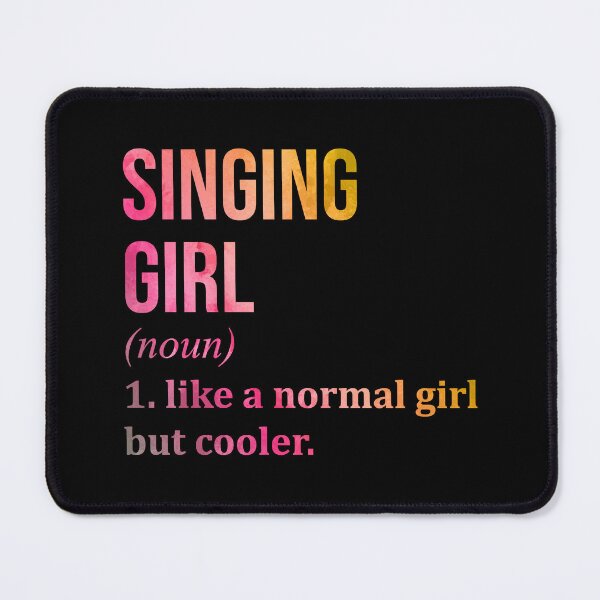 Item preview, Singing Girl Definition in Watercolor designed and sold by XCIV.