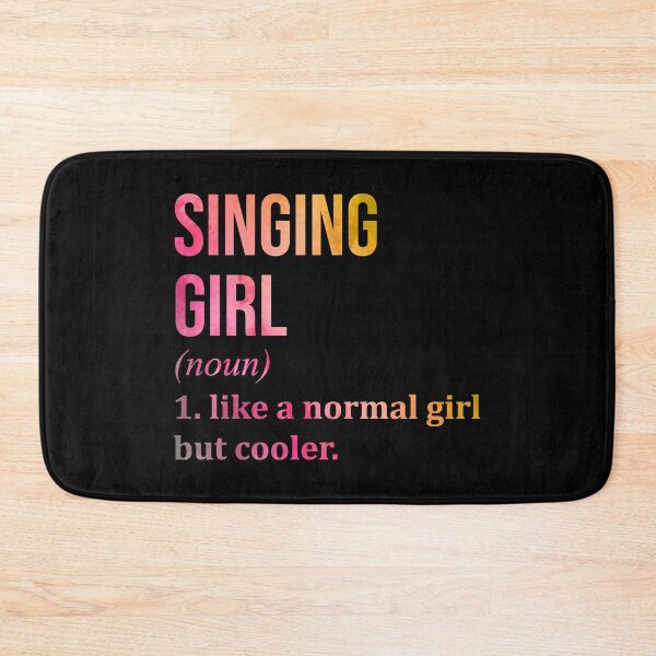 Item preview, Singing Girl Definition in Watercolor designed and sold by XCIV.