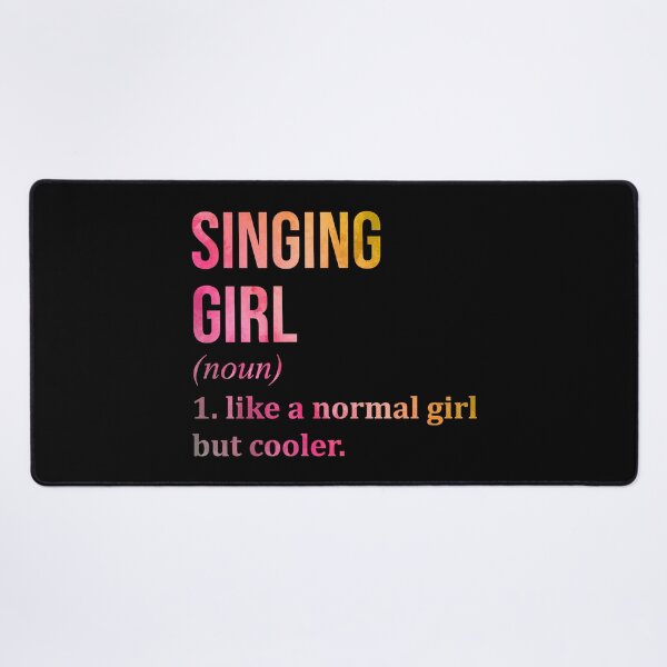 Item preview, Singing Girl Definition in Watercolor designed and sold by XCIV.