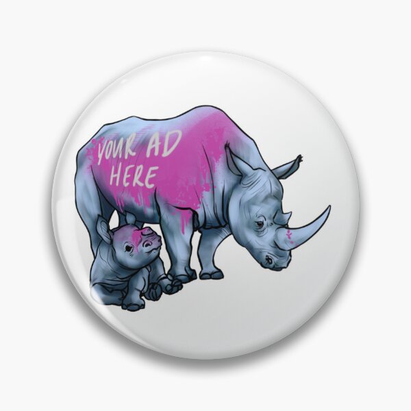 Item preview, .Change the World: Rhinoceros. designed and sold by Celia The Great.