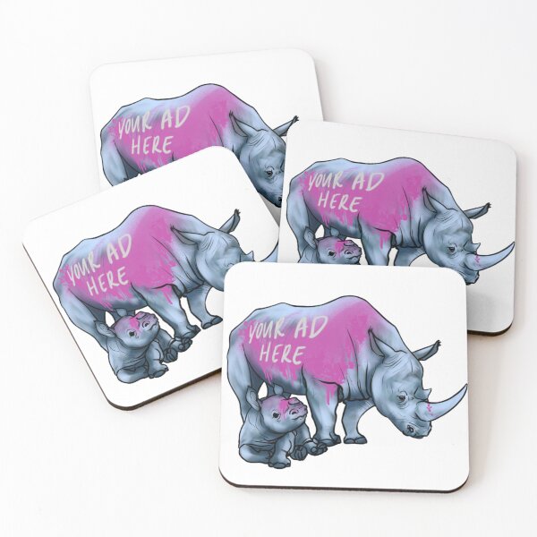 Item preview, .Change the World: Rhinoceros. designed and sold by Celia The Great.