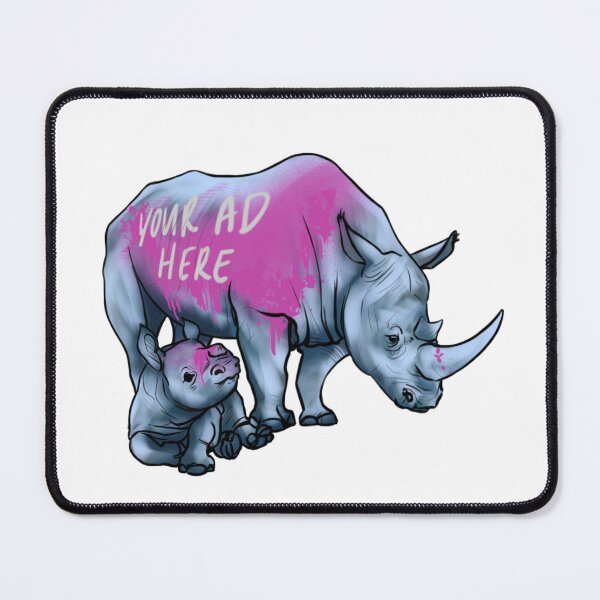 Item preview, .Change the World: Rhinoceros. designed and sold by Celia The Great.