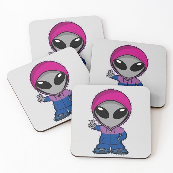 Item preview, Space Alien Bi Pride Colors designed and sold by SpaceAlienTees.