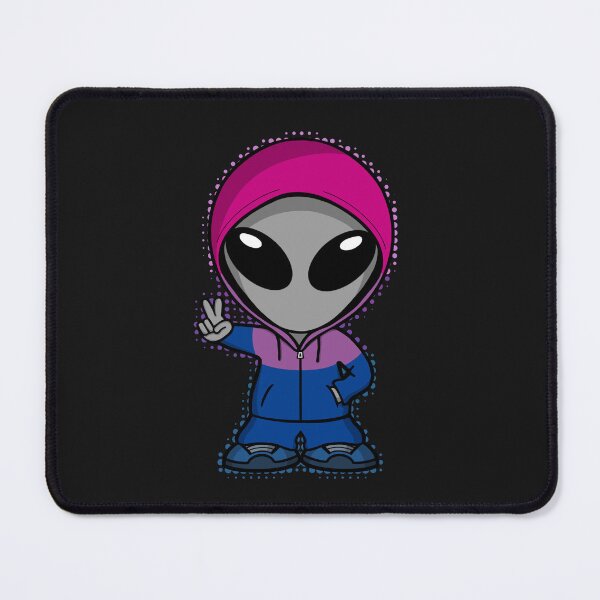 Item preview, Space Alien Bi Pride Colors designed and sold by SpaceAlienTees.