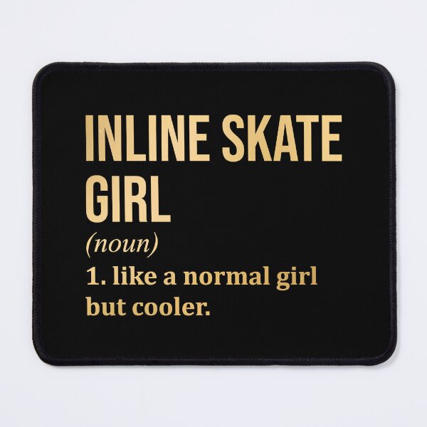 Item preview, Inline Skating Girl Definition in Gold designed and sold by XCIV.