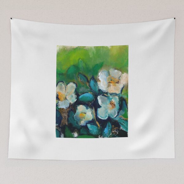 Aperçu de l'œuvre Peinture florale Arbres en fleurs inspirés de Van Gogh créée et vendue par Lubchik.