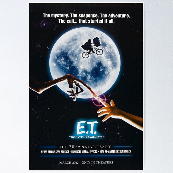 E.T Movie Poster OFFICIALLY LICENSED